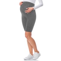 Be Mammy Umstandsleggings Kurze Umstandsleggings aus Viskose BE-04 (1-tlg) elastischer Bund Kurz Hose Schwangerschaft von Be Mammy