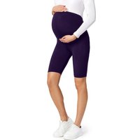 Be Mammy Umstandsleggings Kurze Umstandsleggings aus Viskose BE-04 (1-tlg) elastischer Bund von Be Mammy