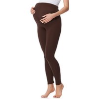 Be Mammy Umstandsleggings Lang Damen Umstandshose bequem BE20-230 (1-tlg) aus Baumwolle, elastischer Bund von Be Mammy