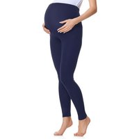 Be Mammy Umstandsleggings Lang Damen Umstandshose bequem BE20-230 (1-tlg) aus Baumwolle, elastischer Bund von Be Mammy