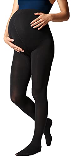 Be Mammy Umstandsstrumpfhose 100 DEN BE-1120 (Schwarz, L) von Be Mammy