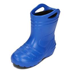 BeKiddy Kinder Unisex EVA-Gummistiefel Gießkanne mit Herausnehmbarer Isolierung 22-35 EU (Blau, eu_footwear_size_system, toddler, numeric, medium, numeric_23) von BeKiddy