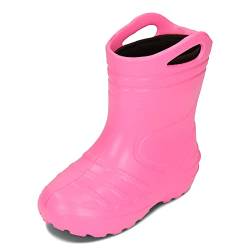 BeKiddy Kinder Unisex EVA-Gummistiefel Gießkanne mit Herausnehmbarer Isolierung 22-35 EU (Rosa, eu_footwear_size_system, toddler, numeric, medium, numeric_32) von BeKiddy