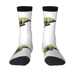 BeNtli Crew-Socken, Kompressionssocken, lässige, neuartige Sportsocken, 40 cm lang, für Unisex, Gepard von BeNtli