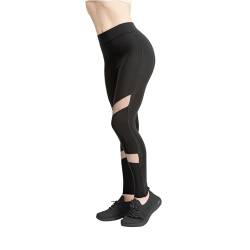 BeSinz High Waist Leggings mit Mesh Style & Netzeinsätzen – Sexy Sporthose - Ideal für Yoga, Gym, Fitness – Blickdicht, Slim Fit, Knackpo – Premium Damenbekleidung von BeSinz