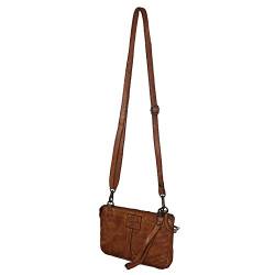 Bear Design Cow Lavato Crossbody Schoudertas Cognac von Bear Design