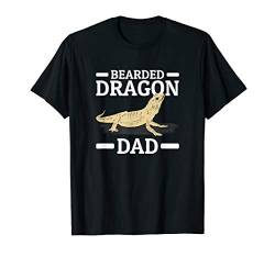 Bearded Dragon Dad Bartagame Papa Sprüche T-Shirt von Bearded Dragon Dad