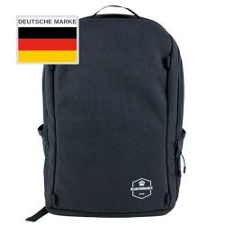 Bearformance® Rucksack 30 L - Sportrucksack mit Schuhfach & Nassfach - Backpack für Sport, Uni & Arbeit - Tagesrucksack mit Laptoptasche ideal für Handgepäck Reise - Nachhaltig: recyceltes PET schwarz von Bearformance