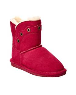 Bearpaw Mädchen Gypsy Schlupfstiefel, Pink (Pom Berry 671), 30 EU von Bearpaw