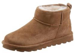 Winterboots BEARPAW "SHORTY" Gr. 36, braun (cognac) Damen Schuhe Schlupfstiefeletten von Bearpaw