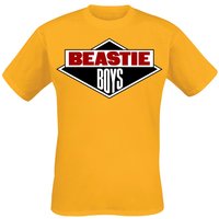 Beastie Boys T-Shirt - Logo - S - für Männer - Größe S - orange  - Lizenziertes Merchandise! von Beastie Boys