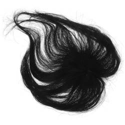 Beatifufu Haaraufsätze Für Damen Perücken Haarperückenstück Haarteil-topper Keine Spur Im Mittleren Alter Echtes Haar Perücke Kurze Haarverlängerungen von Beatifufu