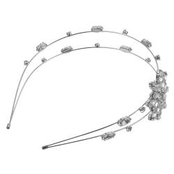 Beatifufu Schneeflocken-Kristall-Stirnband Stirnbänder für Erwachsene Kristall-Stirnbänder für Damen haar zubehör haarschmuck Hochzeitsdekoration Strass-Stirnband Frauen Strass Stirnbänder von Beatifufu