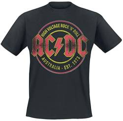 AC/DC - High Voltage Aus. 73 Organic Shirt nachaltig Shirts für AC/DC Fans (2XL, Black) von Beats & More