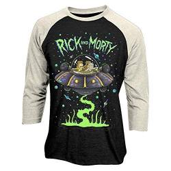 Rick & Morty - Spaceship (Baseball Shirt) (XL) von Beats & More
