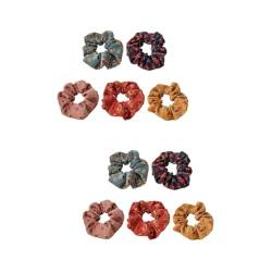 Beaupretty 10 Stk Cord-scrunchie Haargummis Frauen Haare Pferdeschwanzhalter Für Mädchen Haarschmuck Haarseile Für Mädchen Kopfschmuck Für Mädchen Damen Herbst Und Winter Binden von Beaupretty