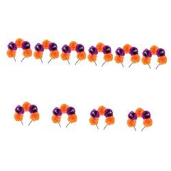 Beaupretty 10st Kinder Verkleiden Sich Hut Cosplay-party-stirnband Halloween-partygeschenke Gotische Kopfbedeckung Halloween Mexikanisches Stirnband Halloween-party-stirnband Blumen Lolita von Beaupretty