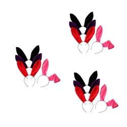 Beaupretty 12 Stk Pelzige Hasenohren Stirnbänder Mit Hasenohren Für Mädchen Hasenohren Stirnband Erwachsene Cosplay Hasenohren Hasenohr Kostüm Osterhasen-stirnband Haarnadel Damen Hasen Ohren von Beaupretty