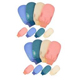 Beaupretty 16 Stk Peeling-Handschuhe Körperwäscher natürlicher Schwamm esponja para bañarse Peeling-Handschuh für Damen Körperpeeling-Fäustlinge sauber Badetuch Männer und Frauen Polyester von Beaupretty