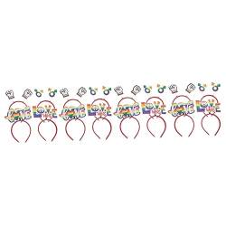 Beaupretty 16 Stk lgbt-Stirnband Männergeschenk Regenbogen Haarkranz Stirnbänder für Männer während Gürtel Regenbogen-Stirnband Regenbogen-Party-Kopfschmuck leer Zubehör Ludwig Mann von Beaupretty