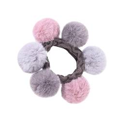 Beaupretty 1Stk Pferdeschwanzhalter kinder haarspangen haarspange kinder Mädchen Scrunchie Haargummis elastische Haarbänder Elastizität Stirnband weicher Ball binden Fräulein Plüschkugel von Beaupretty