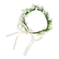 Beaupretty 1stk Künstlicher Girlanden-kopfschmuck Damen Stirnbänder Künstliche Kopfschmuck Für Mädchen Feiertagskranz Kopfschmuck Girlande Kopfbedeckung Blumen Rosen Stoff Braut von Beaupretty