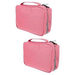 Beaupretty 2st Reisetasche Kosmetiktasche Kulturbeutel Zum Aufhängen Make-up-Tasche Reisezubehör Hängende Waschtasche Wäschesack Make-up-Organizer Reisen Falten Makeup Tasche Polyester Mann von Beaupretty