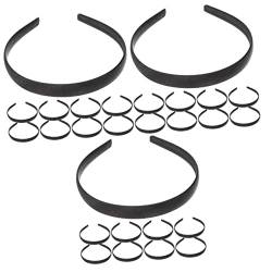 Beaupretty 36 Stk Glatter Haarreifen Für Diy Kopfschmuck Diy Zubehör Schlichte Stirnbänder Zum Basteln Schlichtes Haarband Stirnband Ohne Zähne Süßes Haarband Stoff Eingewickelt Damen Mädchen von Beaupretty