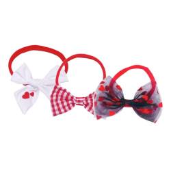 Beaupretty 3st Schleife Haarseil Haargummis Mit Schleife Bowknot-haargummis Haarstyling-accessoires Haargummis Für Mädchen Haargummis Für Frauen Stirnbänder Stoff Stirnband Gitter Fräulein von Beaupretty