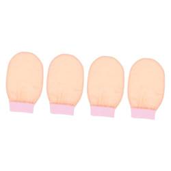 Beaupretty 4 Stück Schlammbad Handtuch Peeling-Handschuh zum Duschen Bade-Luffa-Handschuhe Fäustlinge Bade-Peeling-Handschuhe für die Dusche Peeling-Handschuhe, Schrubber zum Körperwaschen von Beaupretty