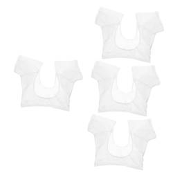 Beaupretty 4 Stück Schweißpads unter den Achseln Achselschweißweste Damen Mädchen-Shirt Damen-Sweatshirt Damenblusen Achselschweiß kurze Weste Mädchen Sweatweste Sport Schweißkissen Unterhemd von Beaupretty