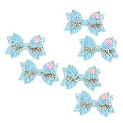 Beaupretty 6 Stk Einhorn-haarschleifen Für Mädchen Mit Clips Pailletten-haarschleifen Für Mädchen Schleifenhaar Haarschleifen Für Mädchen Glitzern Haarspangen Kleinkind Geschenk Doppelschicht von Beaupretty