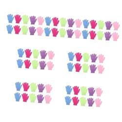 Beaupretty 70 Stk Badehandschuhe Reinigungsschwämme doppelseitige Peeling-Handschuhe Fäustlinge für Kinder Handschuhe für Kinder kreatives duschtuch Körperwäscher die Blase von Beaupretty