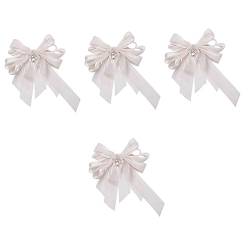 Beaupretty 8 Stk Haarschleife Haarspange Hinten Rückenhaar Bowknot Perlen Haarspange Perlen Haarschmuck Große Haarspange Für Mädchen Mini-bogen Kind Perle Haarklammer Frühling Und Sommer von Beaupretty