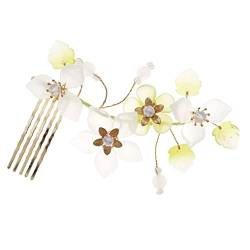 Beaupretty Blumenkamm Haarkamm Haarkämme Für Frauen Hochzeit Kopfschmuck Floraler Haarkamm Haarschmuck Haarblumen-accessoires Blumenkopfschmuck Hochzeitsdeko Blüte Hochzeitskleid Braut Metall von Beaupretty