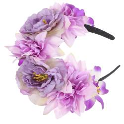 Beaupretty Blumenstirnband Frühlings-Ostern-Haarband mit Blumenmuster Girlande Stirnband Tea-Party-Stirnband für Frauen Europäisch und amerikanisch das Foto künstliche Kranz von Beaupretty