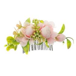 Beaupretty Brautkamm Hochzeit Kopfschmuck Blumen Für Haare Brautaccessoires Accessoires Für Hochzeitskleider Haarschmuck Für Frauen Blumenkopfschmuck Pp Die Blumen Perücke Bräutigam von Beaupretty