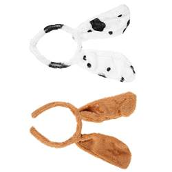 Beaupretty Cosplay-Requisitenkleid für Erwachsene Kopfbedeckung Zubehör Party Ohren Haare Kinder Hund Erwachsene Hase für Häschen Gefleckter Stand Dalmatinerohren Geburtstagsrequisiten von Beaupretty