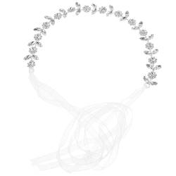 Beaupretty Damen-stirnband Brauthaarteile Für Die Kopfschmuck Aus Strass Hochzeit Braut Stirnband Braut Kopfbedeckungen Für Die Hochzeit Braut-stirnband Sommer Brautjungfer Hut Legierung von Beaupretty