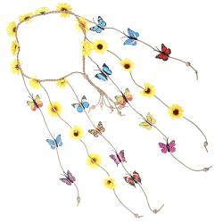 Beaupretty Florales Stirnband Haarschmuck Für Damen Stirnband Mit Quasten Stirnband Mit Schmetterlingsquasten Stirnbänder Haarband Haargummis Quasten-stirnband Stoff Einfach Blumen Fräulein von Beaupretty