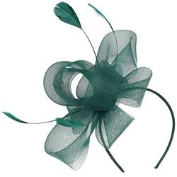 Beaupretty Teeparty Fascinator Hut Stirnband Fascinator Hut Clip Blume Mesh Bänder auf einem Stirnband und einem Clip für Mädchen und Frauen von Beaupretty
