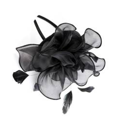 Beaupretty damen stirnband hochzeitshaar schmuck Hochzeits-Fascinator-Hüte Gatsby-Kopfschmuck für Fascinator-Hut für Damen bandana stirnband Haar Accessoires Stirnband für Hochzeit von Beaupretty