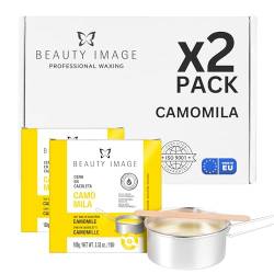 Kamille Enthaarungswachskopf [2er-Pack] BEAUTY IMAGE von Beauty Image