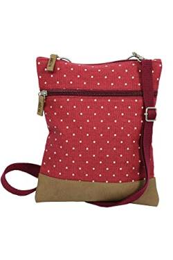 Crossbag Tasche Pünktchen Farbe Berry von Beauty Thinxx