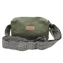 Schulter Tasche Polly Nature Farbe Moos Green von Beauty Thinxx
