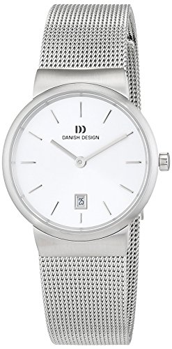 Danish Design Damen Analog Quarz Uhr mit Edelstahl Armband 3324581 von Beauty Water