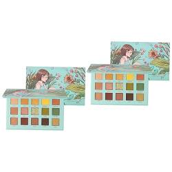 Beavorty 2 Stk Hochpigmentierter Lidschatten Glitzernder Lidschatten Goldener Lidschatten Tragbarer Lidschatten Kompakt Kosmetische Palette Lidschatten-palette Schimmern Polarisiert von Beavorty