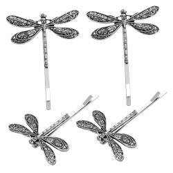 Beavorty 4 Stück Klipp Libelle Dragonfly Bobby Retro Bobby Hairpin Haarspangen Für Damen Hochzeitshaarklammern Haarspangen Aus Metall Für Damen Haarschmuck Mädchen Legierung Ländlich von Beavorty