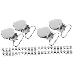 Beavorty 60 Stück Pfirsichfarbene Herz-Entenschnabel-Clip-Verschlüsse Halter-Clips Metall-Fäustlings-Clips Diy-Verschluss-Clips Hebegürtel Für Männer Hosenträger Für Neugeborene von Beavorty