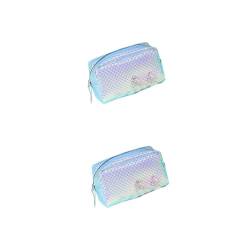 Beavorty Makeup Tasche 2 Transparente Reise-Kulturbeutel Make-Up-Tasche Reisetaschen Für Frauen Reise-Geldbörsen Für Frauen e Make-Up-Taschen Mit Reißverschluss Mäppchen Taschen von Beavorty